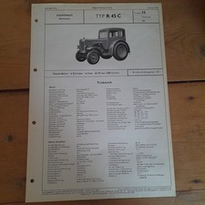 Genuine tractor brochure d'occasion  Expédié en Belgium