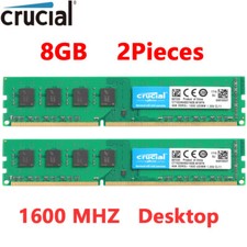 Memória RAM 240 pinos para desktop Crucial DDR3L 16GB (2 x 8GB) 2Rx8 1600 MHz PC3L-12800 comprar usado  Enviando para Brazil