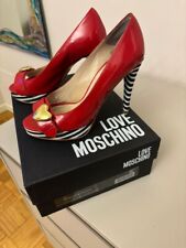 Scarpe moschino décolleté usato  Crema