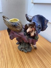 Figurine sorcière bougeoir d'occasion  Rieux-Minervois