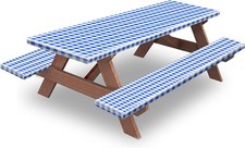 Toalhas de mesa e mesa de piquenique 6 pés 30 x 72 à prova d'água elásticas ajustadas comprar usado  Enviando para Brazil
