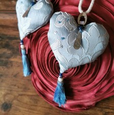 Light blue heart for sale  CHESTERFIELD