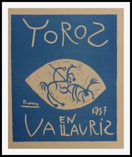 Pablo picasso toros d'occasion  Saint-Ouen