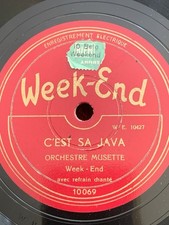 French 78rpm weekend for sale  BOURNEMOUTH