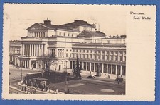 Stary AK Polska Warszawa / Warszawa Teate Teatr Wielki biegł  na sprzedaż  Wysyłka do Poland