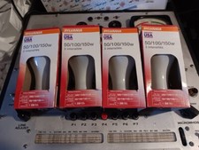 Usado, 4 Sylvania branco macio 3 vias 50/100/150W comprar usado  Enviando para Brazil
