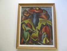 Antique painting surrealism for sale  San Diego