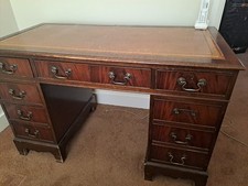 Antique tan leather for sale  WIGAN