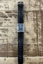 Pulseira de couro preta Emporio Armani - Clássica -Original, usado comprar usado  Enviando para Brazil