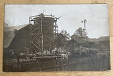 1909 RPPC Farmhands Building Silo em Petersburg, Michigan comprar usado  Enviando para Brazil