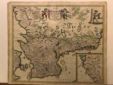 Sweden.frederick Of Wit.original Map.amsterdam 1680-90 comprar usado Sweden.frederick Of Wit.original Map.amsterdam 1680-90 comprar usado  Enviando para Brazil