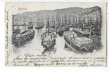 Genova - Il Porto - end of XIX century (A0) na sprzedaż  PL