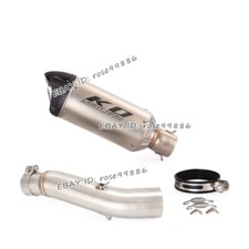 Silenciadores pretos tubo médio pontas de escape CBR300R para Honda CB300F CB300R 2019-2025 CBR300R comprar usado  Enviando para Brazil
