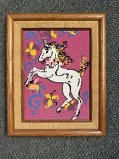 unicorn needlepoint for sale  Simi Valley