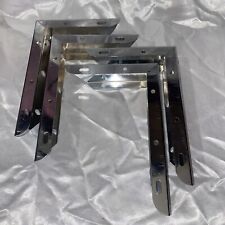 2 polegadas metal cromado formato L pés de canto pernas para móveis sofás cadeiras banquetas comprar usado  Enviando para Brazil