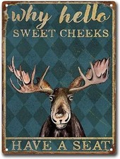 Tin sign moose for sale  USA