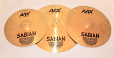CONJUNTO SABIAN AAX DARK CRASHES (DIFÍCIL DE ENCONTRAR) 14", 16", 18" FRETE GRÁTIS PARA CUSA! comprar usado  Enviando para Brazil