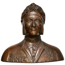Busto bronzo dante usato  Italia