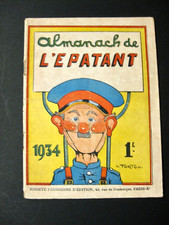 Epatant almanach 1934 d'occasion  Paris V
