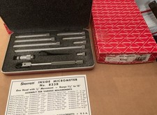 Usado, CONJUNTO DE MICRÔMETRO INTERNO STARRETT 823B na embalagem original com bom estojo comprar usado  Enviando para Brazil