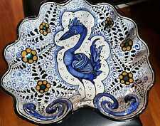 Centrotavola maiolica conchigl usato  Torino