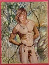 Dessin pastel homme d'occasion  Royan