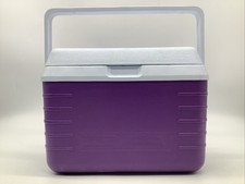 Mini refrigerador de almoço Rubbermaid vintage #2901 roxo EUA 3 QT comprar usado  Enviando para Brazil