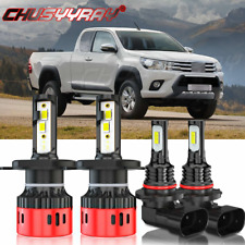 Compatível com Toyota Hilux 2004-2019 6000K farol de LED Hi/Lo + kit de lâmpadas de neblina comprar usado  Enviando para Brazil