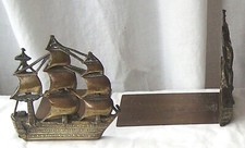 Vintage brass galleon for sale  EASTBOURNE