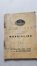 Mondialino 1955 manuale usato  Vimodrone