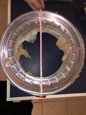 Lote de 18 anéis de acabamento vintage cromado prata 15 polegadas tampas de calota rodas aros tampa comprar usado  Enviando para Brazil