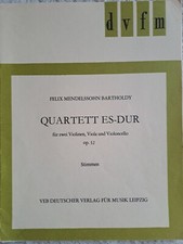 Noten mendelssohn streichquart gebraucht kaufen  Rosenheim