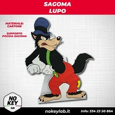 Sagoma cartone lupo usato  Campagna