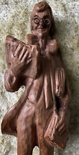 Holzfigur bücherwurm biblioth gebraucht kaufen  München