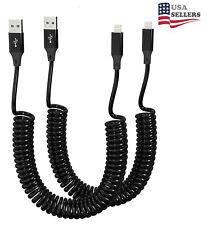 Coiled iphone charging for sale  Newark
