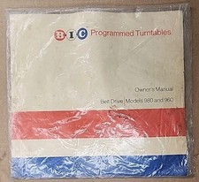 Bic programmed turntables for sale  Canton