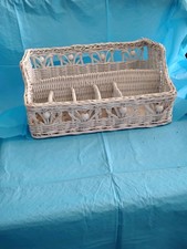baskets wicker white 2 for sale  Martinsburg