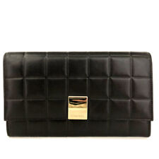 Usado, Carteira CHANEL Chocolate Bar Couro de Cordeiro Bifold Longa/2AF1547 comprar usado  Enviando para Brazil