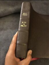 kjv nkjv parallel bible Genuine Leather King James New King James Reference comprar usado  Enviando para Brazil