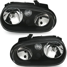 Usado, Farol preto vidro genuíno esquerda+direita para VW GOLF IV 4 1997-2003 comprar usado  Enviando para Brazil