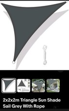 Grey 2x2x2m triangle for sale  OTLEY