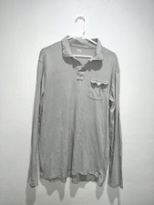 Camisa masculina manga longa cinza acastanhada Gap tamanho grande comprar usado  Enviando para Brazil