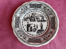 Assiette parlante faïence d'occasion  Bar-sur-Aube