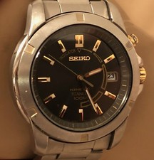 Men seiko kinetic for sale  Los Angeles