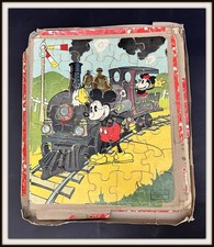 Puzzle topolino cartoccino usato  Italia