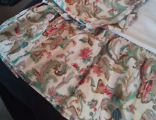 Saia de Cama Ralph Lauren Antigua Jacobina King Size Floral Botânica Canto Dividido, usado comprar usado  Enviando para Brazil