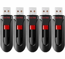 Lote de unidade flash SDCZ60 SanDisk Cruzer Glide 16GB 32GB 64GB 128GB 256GB USB 2.0, usado comprar usado  Enviando para Brazil