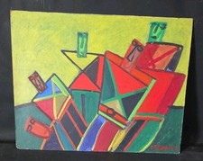 Tableau huile composition d'occasion  Toulouse-