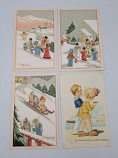 Lot cpa cartes d'occasion  Saint-Lambert-du-Lattay