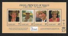 1998 Princesa Diana Mini Folha Completa MUH/MNH , usado comprar usado  Enviando para Brazil